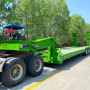 4 line 8 axle lowbed trailer