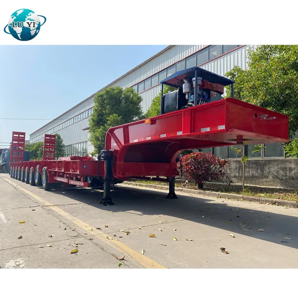 Fabricants et usine de remorques surbaissées à trois essieux en Chine -  Prix - SINOTRUCK