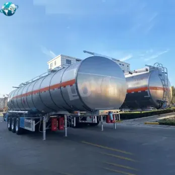 Aluminium fuel tank semi trailer