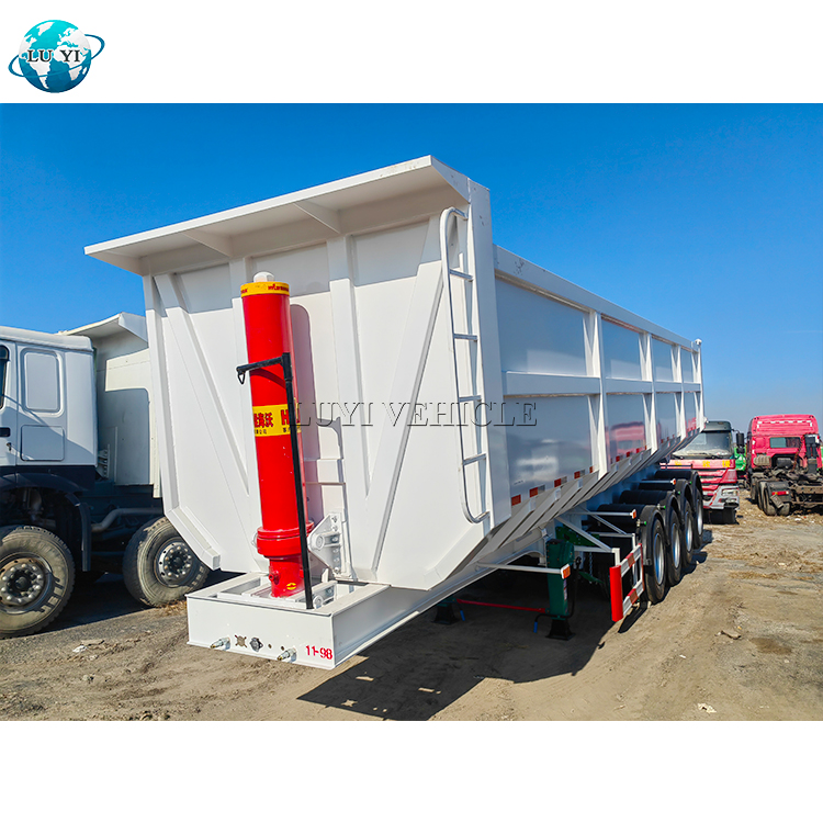 Dump semi trailer