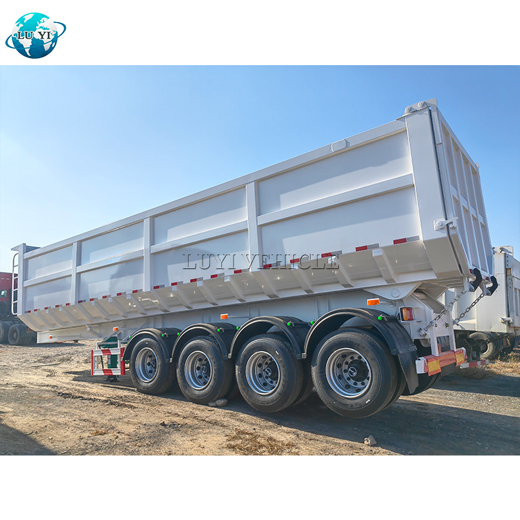 Dump semi trailer