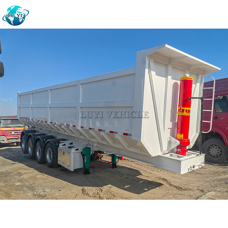 Dump semi trailer