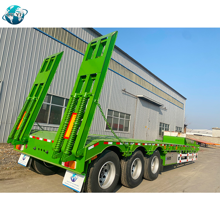 3 axle 60 ton lowbed  trailer