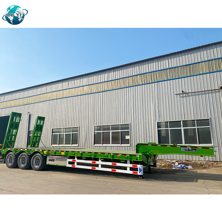 3 axle 60 ton lowbed  trailer