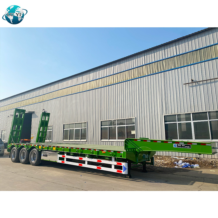 3 axle 60 ton lowbed  trailer