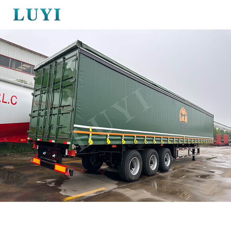 Side curtain semi trailer