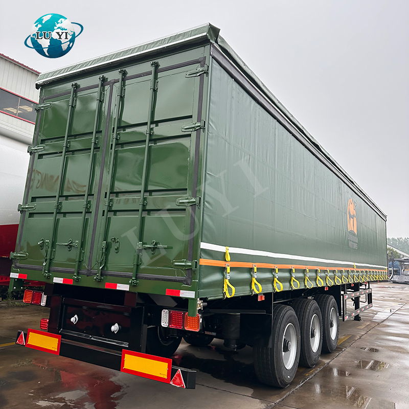 Side curtain semi trailer