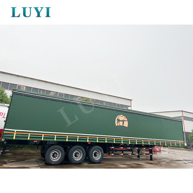 Side curtain semi trailer