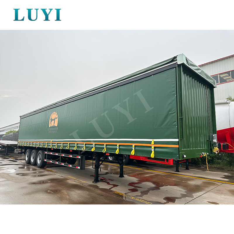 Side curtain semi trailer