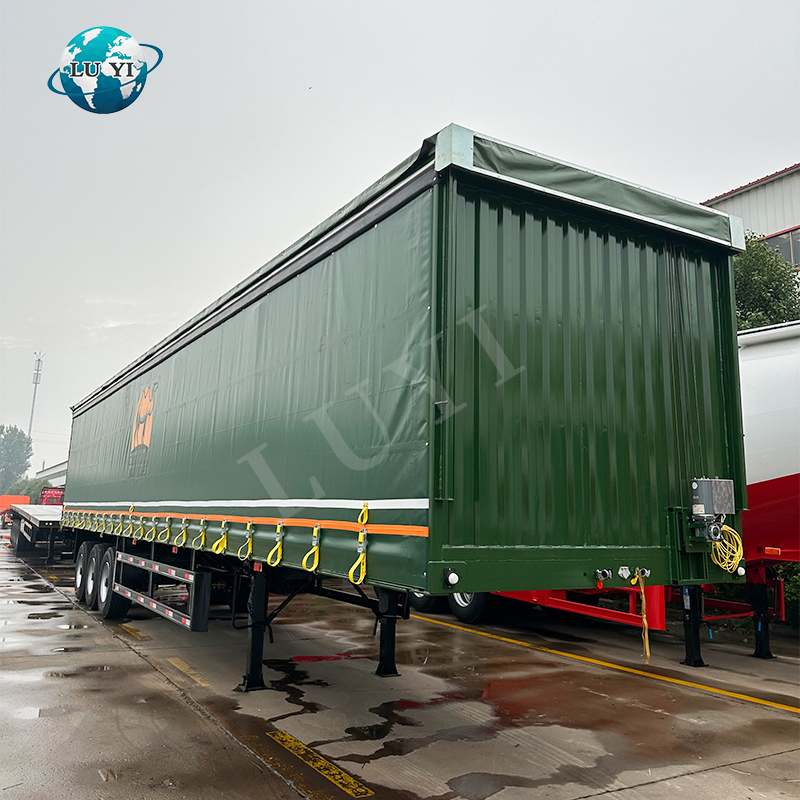 Side curtain semi trailer