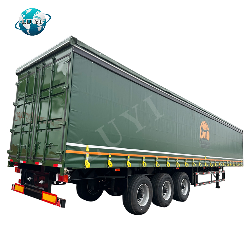 Side curtain semi trailer