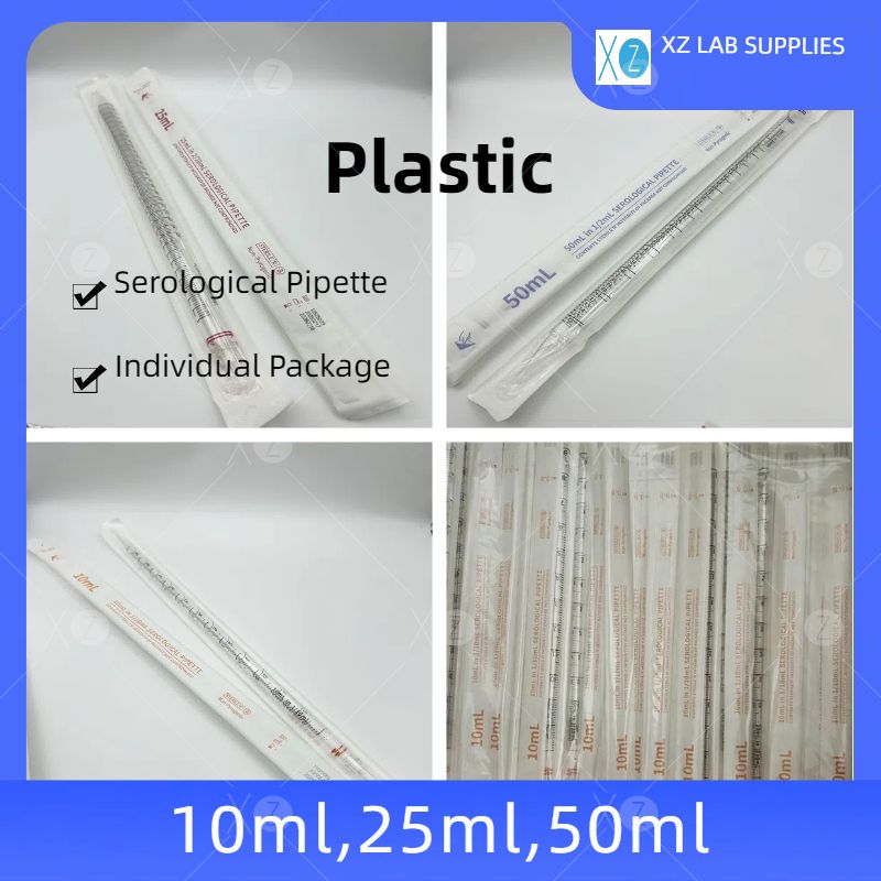 Precision & Convenience: Sterile Plastic Serological Pipettes (10ml, 25ml, 50ml)