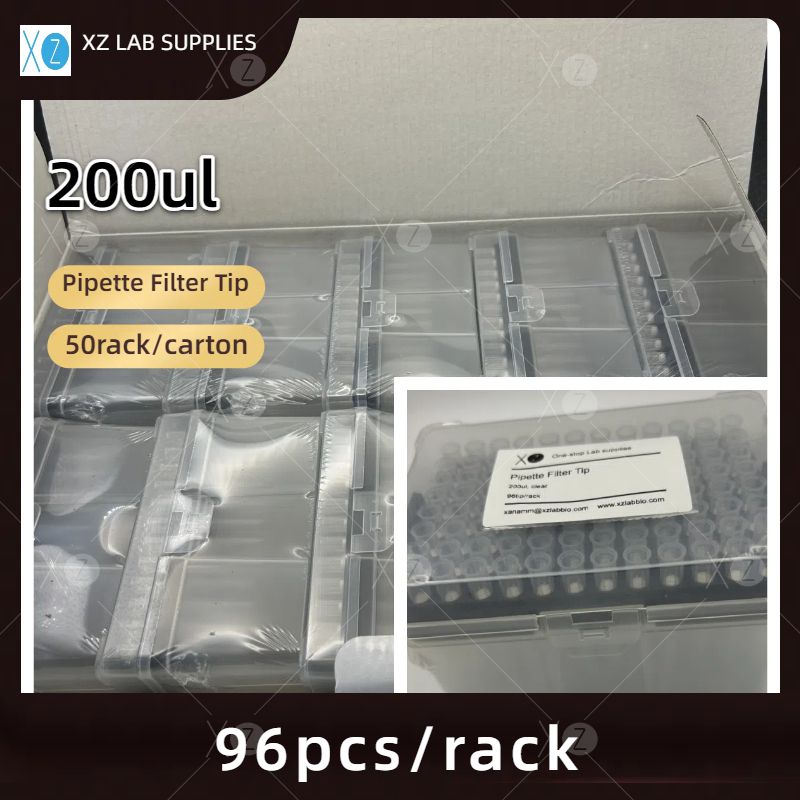 200μL Filter Tips (96/Rack) — Ready for Your Pipettes