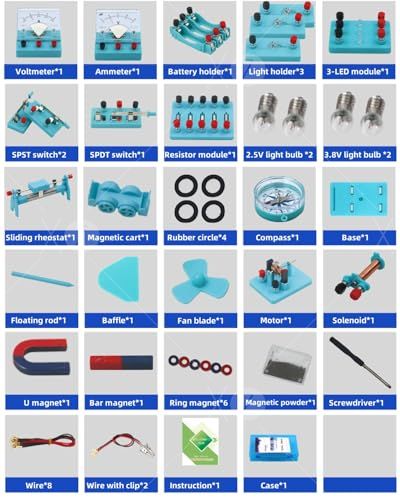Electricity Circuit and Magnetism Experiment Kits