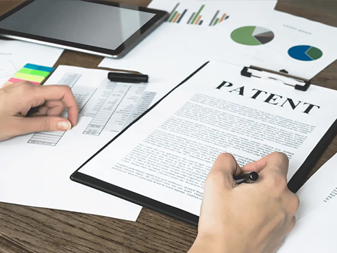 How do I register a new patent?