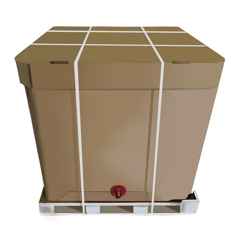 PAPER IBC 1000L, Eco-Friendly Bulk Liquid Packaging Solutions