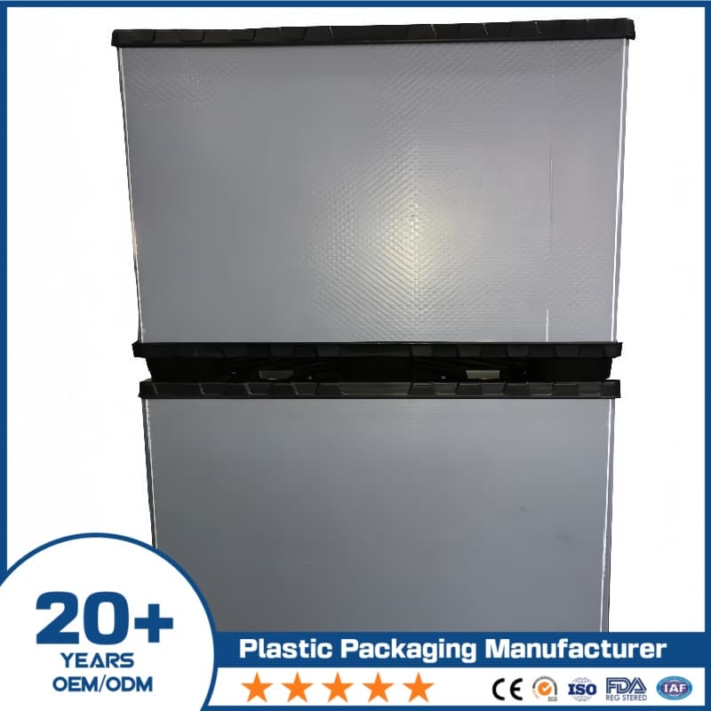 1100 x 1100 mm Plastic Collapsible Pallet Box | Zobonsol
