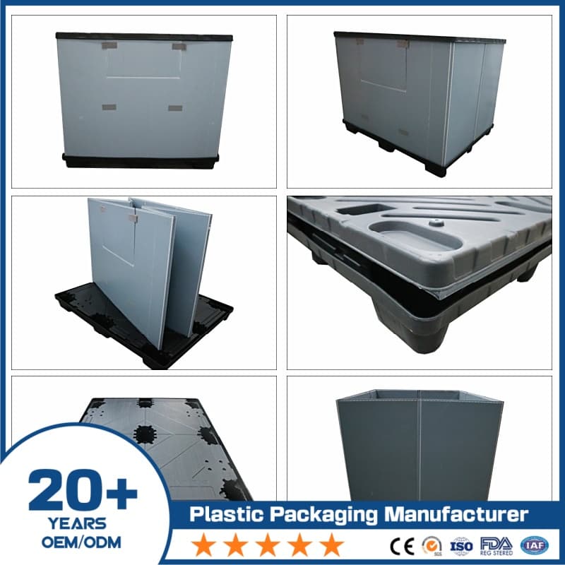 1200*1000mm Plastic Collapsible Pallet Box
