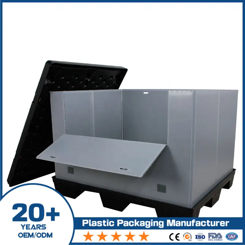 1200*1000mm Plastic Collapsible Pallet Box