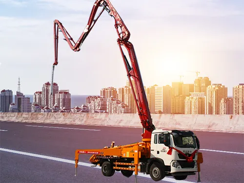 Bomba de concreto montada em caminhões da indústria JIDA