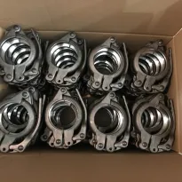 コンクリートポンプパイプのカップリングとクランプ