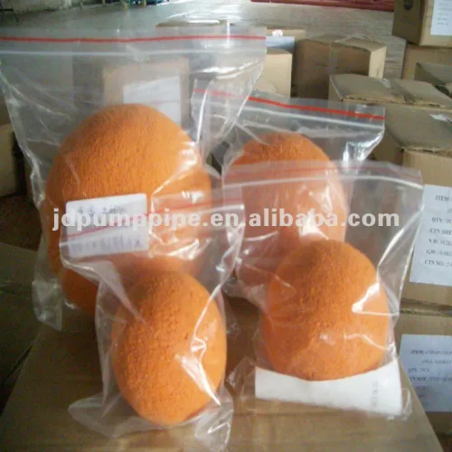 Bolas de limpeza de bomba de concreto
