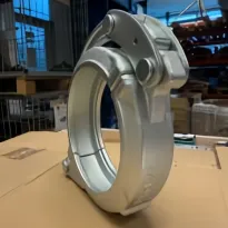 コンクリートポンプパイプのカップリングとクランプ