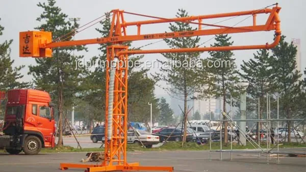 Boom de colocação manual