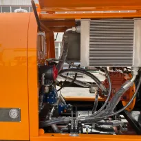 Bomba de reboque de concreto HBT60-129S (modelos diesel e elétrica)