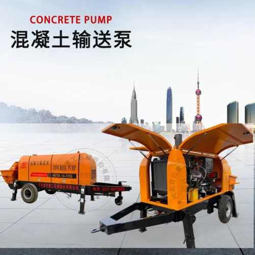 Bomba de reboque de concreto HBT60-129S (modelos diesel e elétrica)