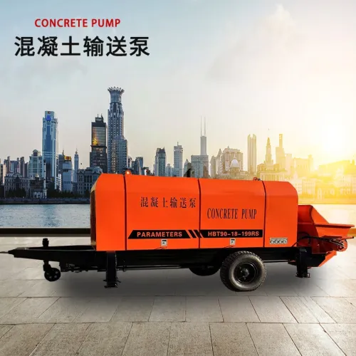 Bomba de reboque de concreto HBT90