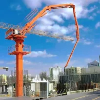 Boom de colocação auto-escalada fixo