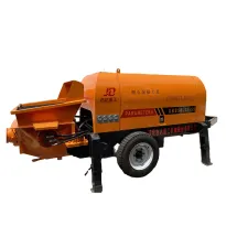 Bomba de reboque da bomba de concreto HBT50 (energia dupla: diesel e elétrica)