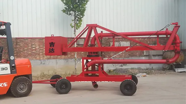 Boom de colocação manual