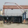 Стационарная установочная стрела