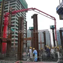 Boom de colocação auto-escalada fixo