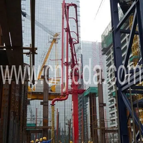 Boom de colocação auto-escalada fixo