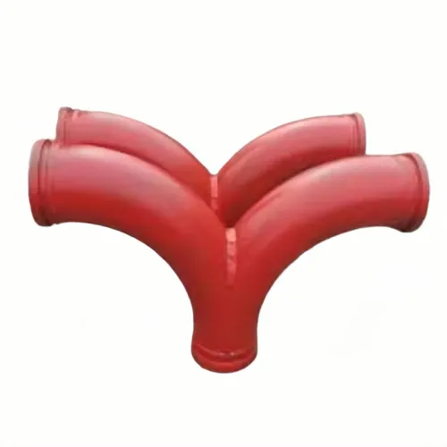 Camiseta de tubo de bomba de concreto