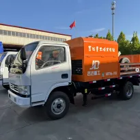 ปั๊มคอนกรีตที่ติดตั้งรถบรรทุกอุโมงค์