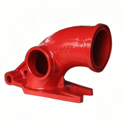 Cotovelo de dobradiça de dobradiça de bomba de concreto