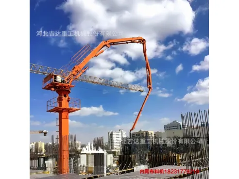 What are the maintenance methods for concrete placing booms?