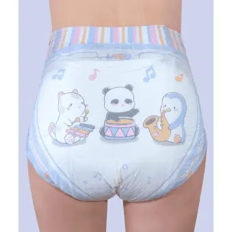 soft breathable free samples printed adult diaper abdl disposable