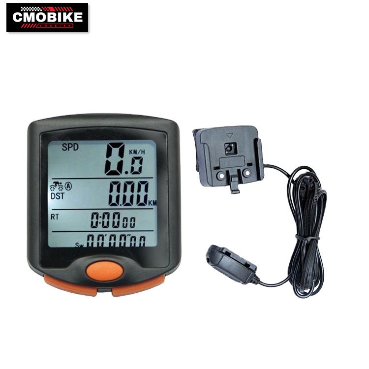 Waterproof Bike Speedometer with 24 Functions | Large Screen Bicycle ...