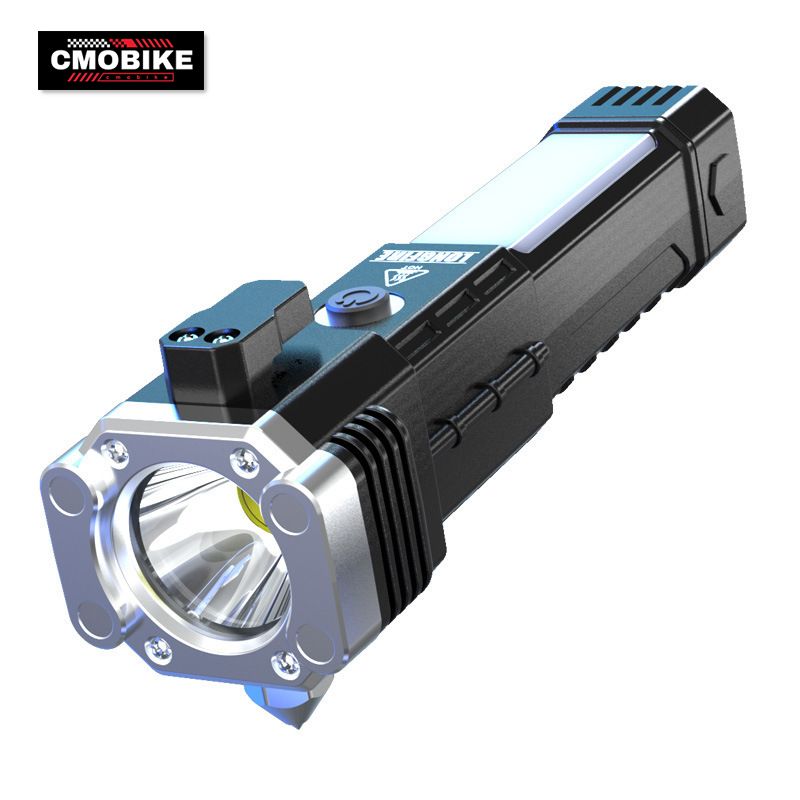 Super Bright Rechargeable LED Flashlight with Magnetic Base & Window ...