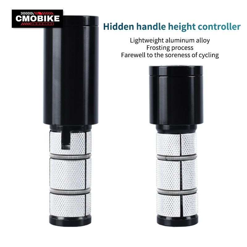 Hidden Riser MTB Bicycle Fork Stem Extender - Lightweight Aluminium Handlebar Riser ...