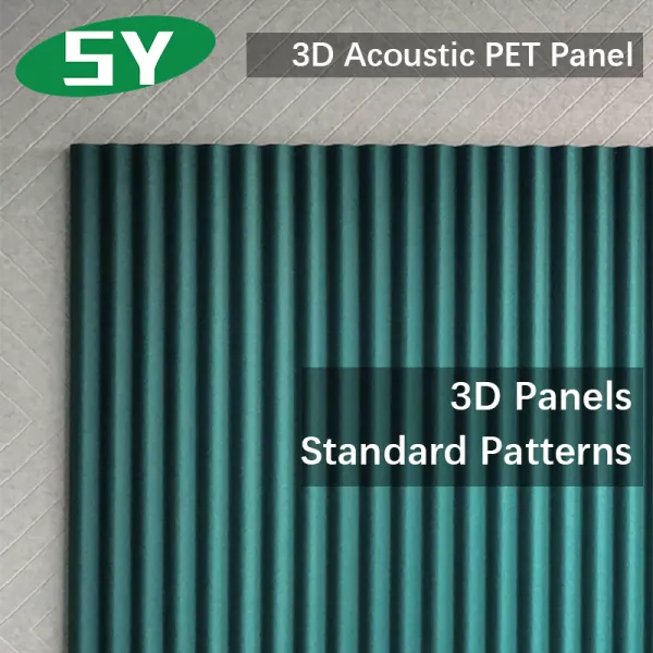 Panel akustyczny 3D PET