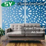 Panneau PET acoustique sculpté