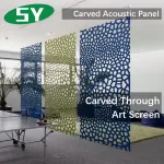 Panneau PET acoustique sculpté