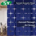 Panneau PET acoustique sculpté