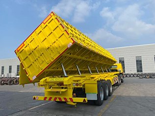 Guinea Customers Ordered Heavy-Duty Side Tipper Semi-Trailers